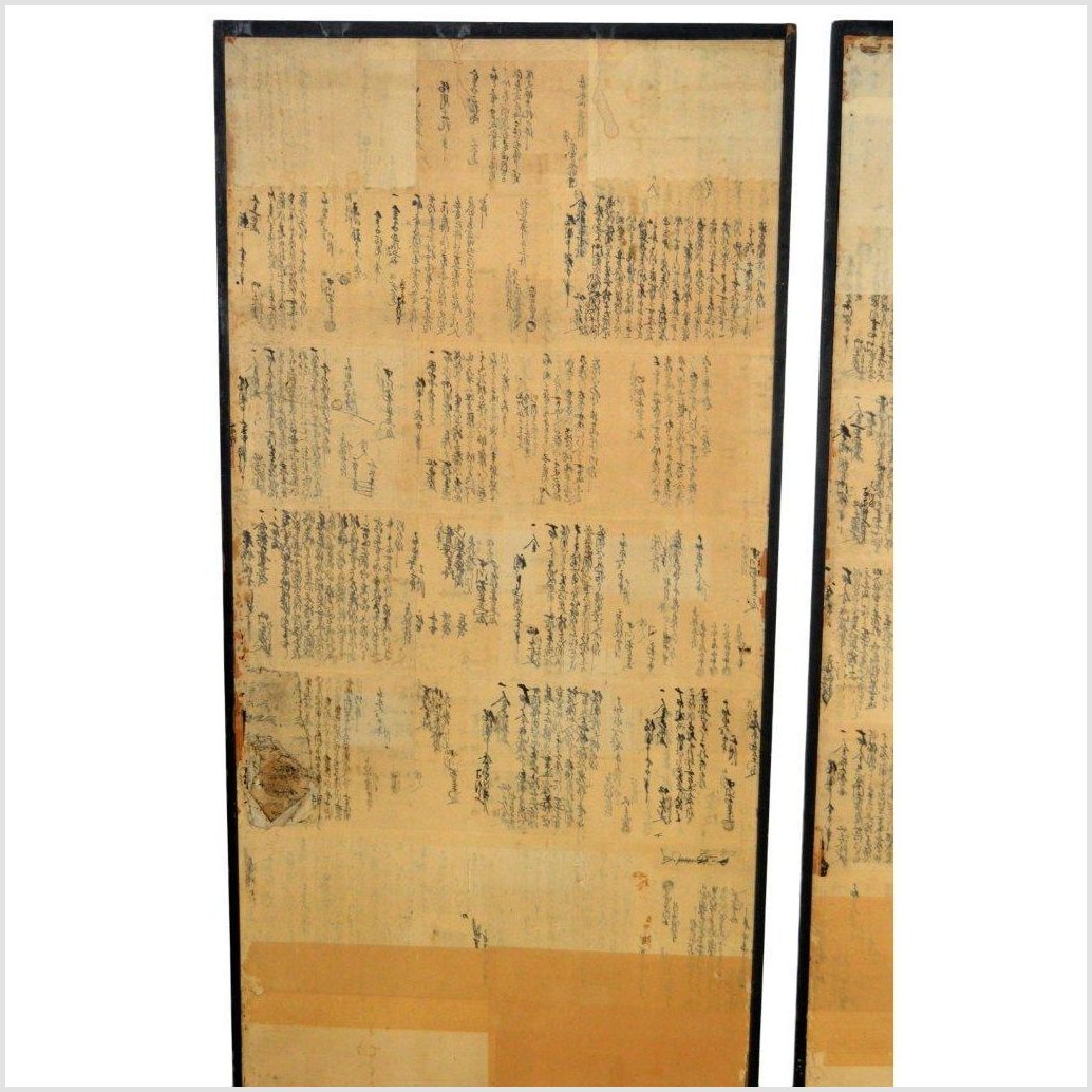 2-Panel Screen Showing Fictional Characters-15. Asian &amp; Chinese Furniture, Art, Antiques, Vintage Home Décor for sale at FEA Home