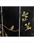 4-Panel Japanese Style Screen Designed with Cranes-15. Asian & Chinese Furniture, Art, Antiques, Vintage Home Décor for sale at FEA Home
