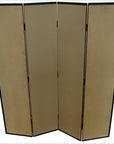 4-Panel Screen with Pottery and Plates Design-11. Asian & Chinese Furniture, Art, Antiques, Vintage Home Décor for sale at FEA Home