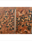 6-Panel Screen with Flowers, Birds and Roosters-12. Asian & Chinese Furniture, Art, Antiques, Vintage Home Décor for sale at FEA Home