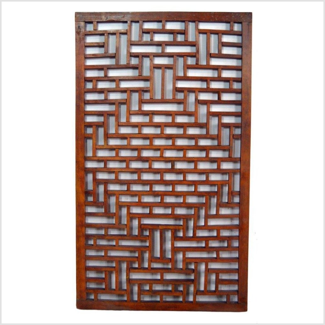 Wooden Wall Panel with Fretwork-1. Asian & Chinese Furniture, Art, Antiques, Vintage Home Décor for sale at FEA Home