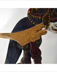 Set of 3 Wooden Wayang Kulit Indonesian Shadow Puppets-12. Asian & Chinese Furniture, Art, Antiques, Vintage Home Décor for sale at FEA Home