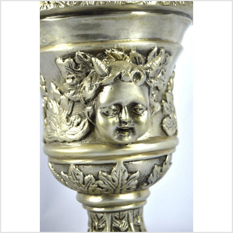 Silver Plate Urn-YNE308-2. Asian & Chinese Furniture, Art, Antiques, Vintage Home Décor for sale at FEA Home
