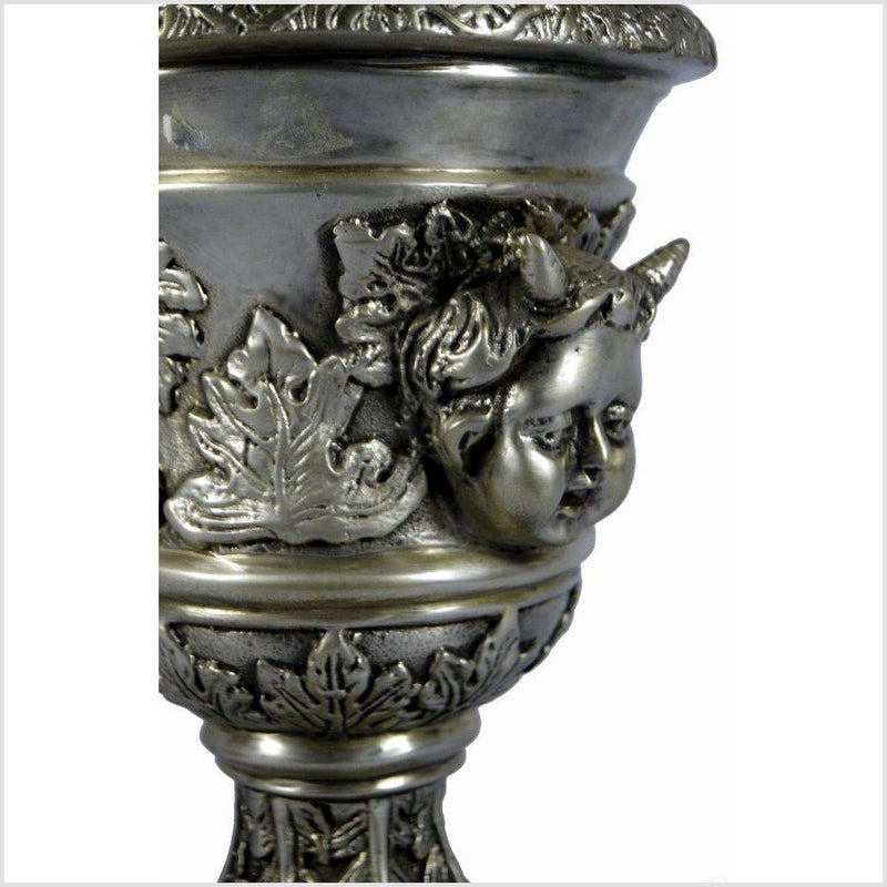 Silver Plate Urn-YNE308-3. Asian & Chinese Furniture, Art, Antiques, Vintage Home Décor for sale at FEA Home