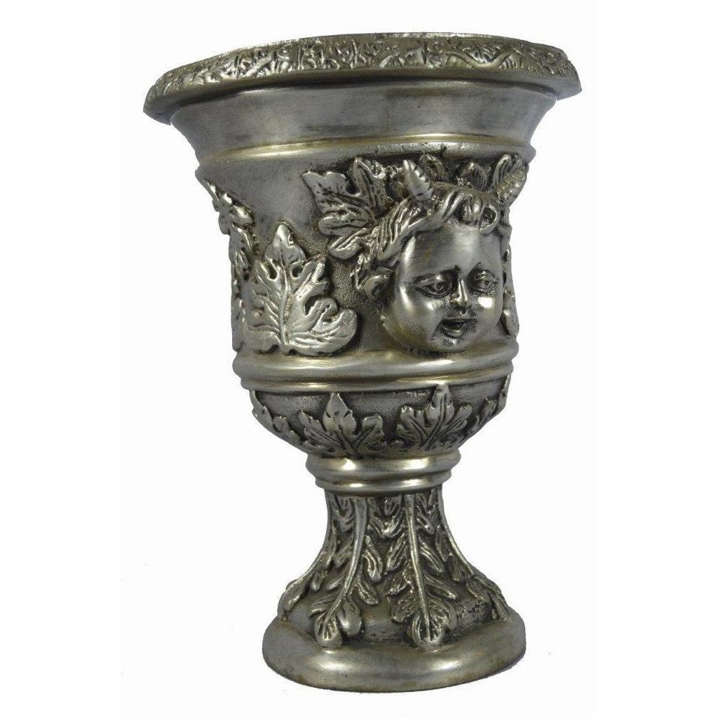 Silver Plate Urn-7. Asian &amp; Chinese Furniture, Art, Antiques, Vintage Home Décor for sale at FEA Home