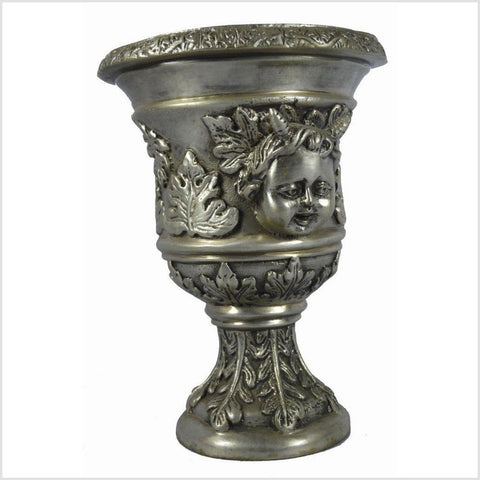 Silver Plate Urn-YNE308-7. Asian & Chinese Furniture, Art, Antiques, Vintage Home Décor for sale at FEA Home