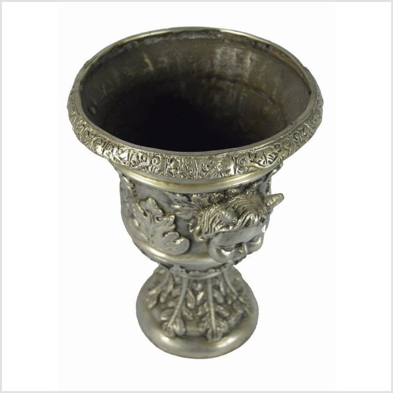 Silver Plate Urn-YNE308-8. Asian & Chinese Furniture, Art, Antiques, Vintage Home Décor for sale at FEA Home