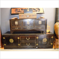Small Black Lacquer Kang Cabinet