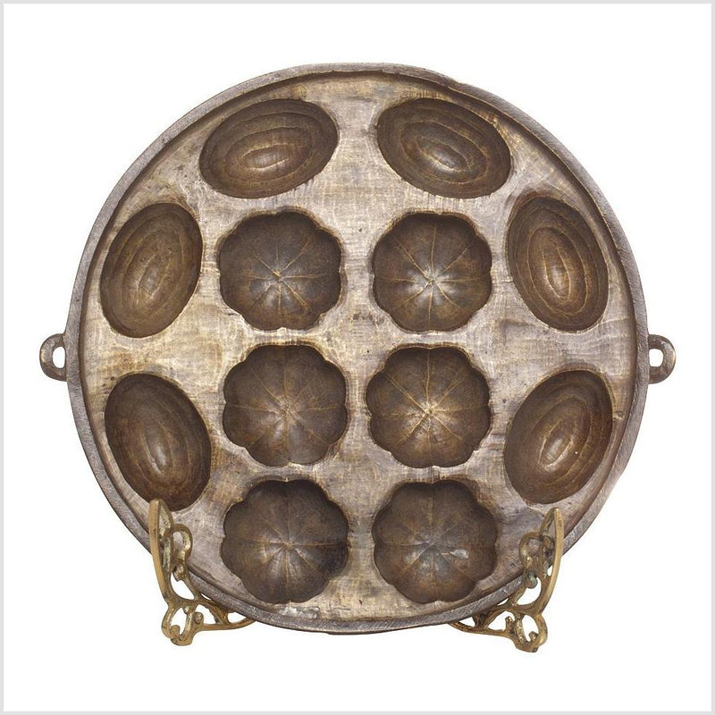 Small Bronze Shell Pan- Asian Antiques, Vintage Home Decor & Chinese Furniture - FEA Home