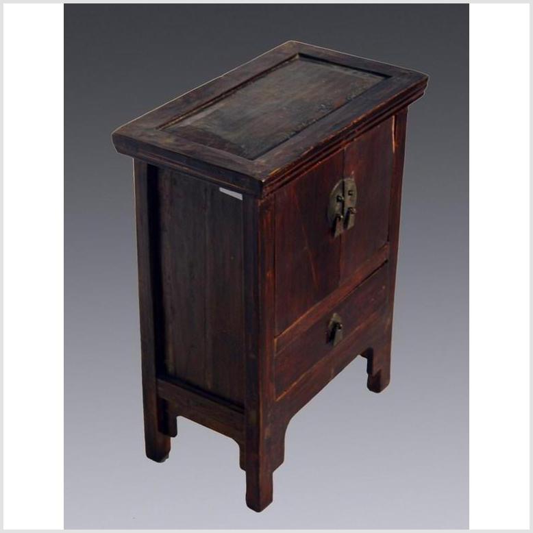 Small Chinese Elmwood Side Table-5. Asian &amp; Chinese Furniture, Art, Antiques, Vintage Home Décor for sale at FEA Home