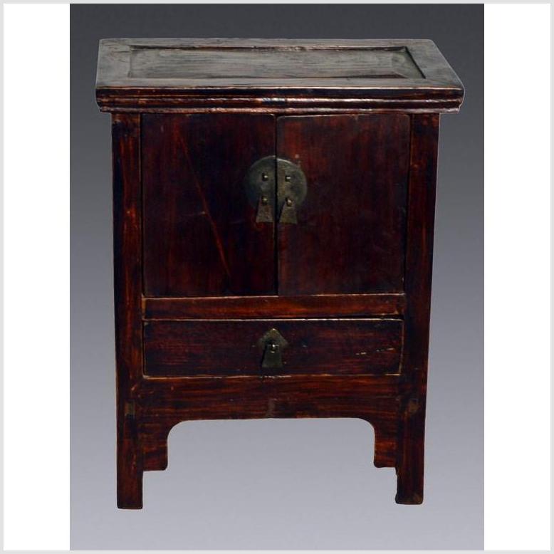 Small Chinese Elmwood Side Table-1. Asian &amp; Chinese Furniture, Art, Antiques, Vintage Home Décor for sale at FEA Home