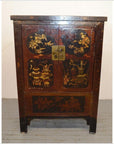 Small Hand Painted Cabinet-5. Asian & Chinese Furniture, Art, Antiques, Vintage Home Décor for sale at FEA Home