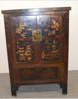 Small Hand Painted Cabinet-8. Asian & Chinese Furniture, Art, Antiques, Vintage Home Décor for sale at FEA Home
