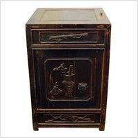 Antique Carved Side Cabinet