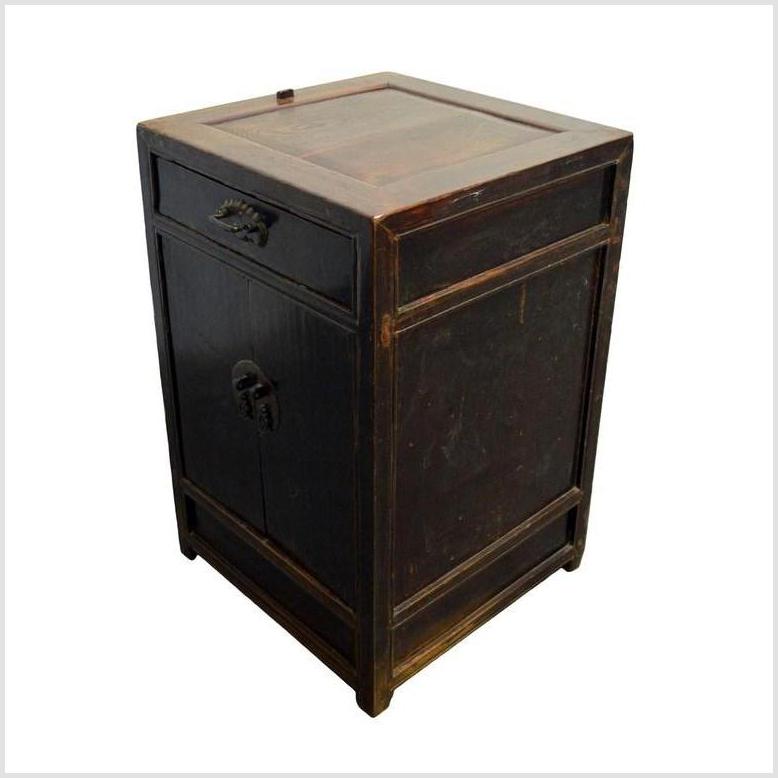 Antique Carved Side Cabinet-2. Asian & Chinese Furniture, Art, Antiques, Vintage Home Décor for sale at FEA Home