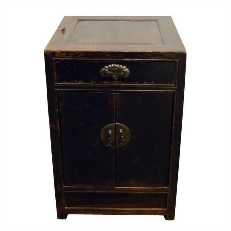 Antique Carved Side Cabinet-6. Asian &amp; Chinese Furniture, Art, Antiques, Vintage Home Décor for sale at FEA Home