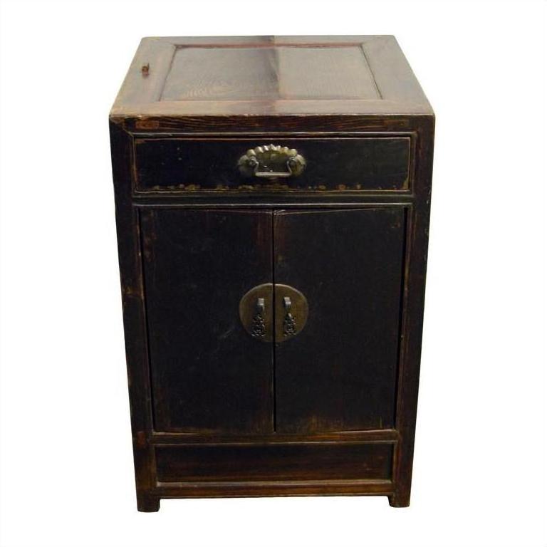 Antique Carved Side Cabinet-9. Asian &amp; Chinese Furniture, Art, Antiques, Vintage Home Décor for sale at FEA Home
