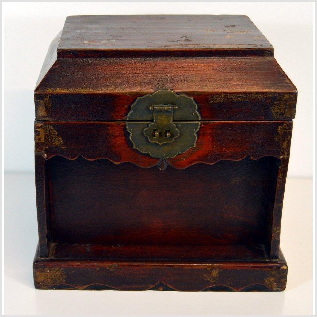 Small Wooden Chest-1. Asian & Chinese Furniture, Art, Antiques, Vintage Home Décor for sale at FEA Home