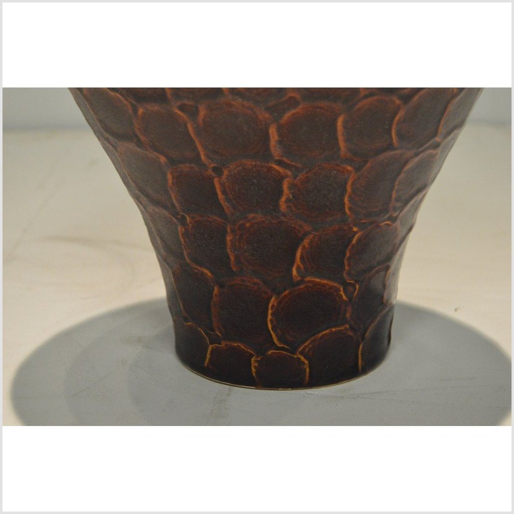 Small Snakeskin Designed Vase-3. Asian &amp; Chinese Furniture, Art, Antiques, Vintage Home Décor for sale at FEA Home