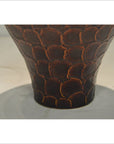 Small Snakeskin Designed Vase-3. Asian & Chinese Furniture, Art, Antiques, Vintage Home Décor for sale at FEA Home