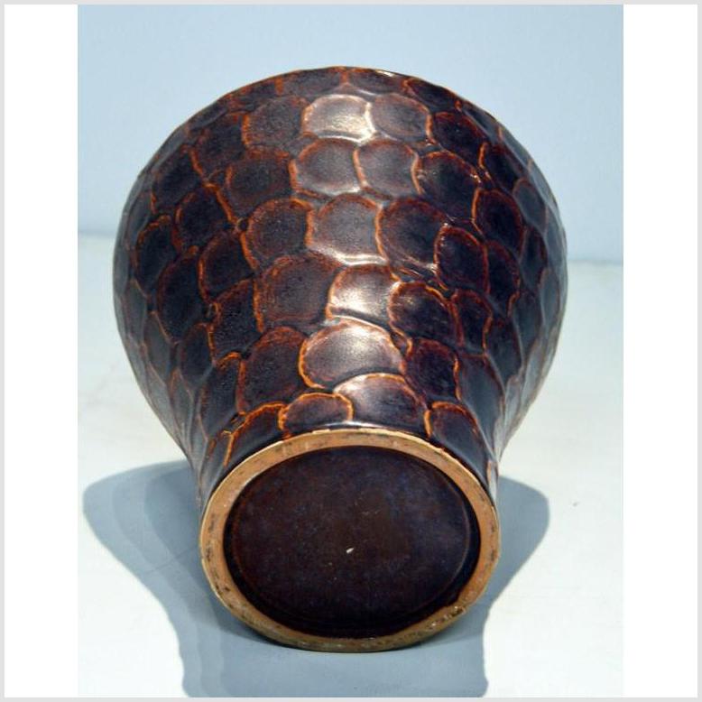 Small Snakeskin Designed Vase-5. Asian &amp; Chinese Furniture, Art, Antiques, Vintage Home Décor for sale at FEA Home