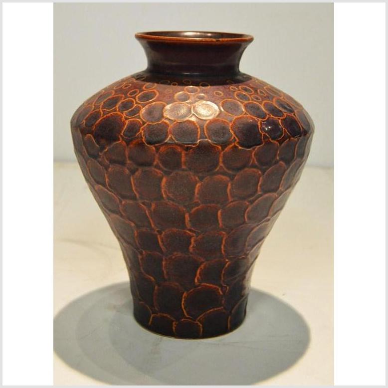 Small Snakeskin Designed Vase-1. Asian & Chinese Furniture, Art, Antiques, Vintage Home Décor for sale at FEA Home