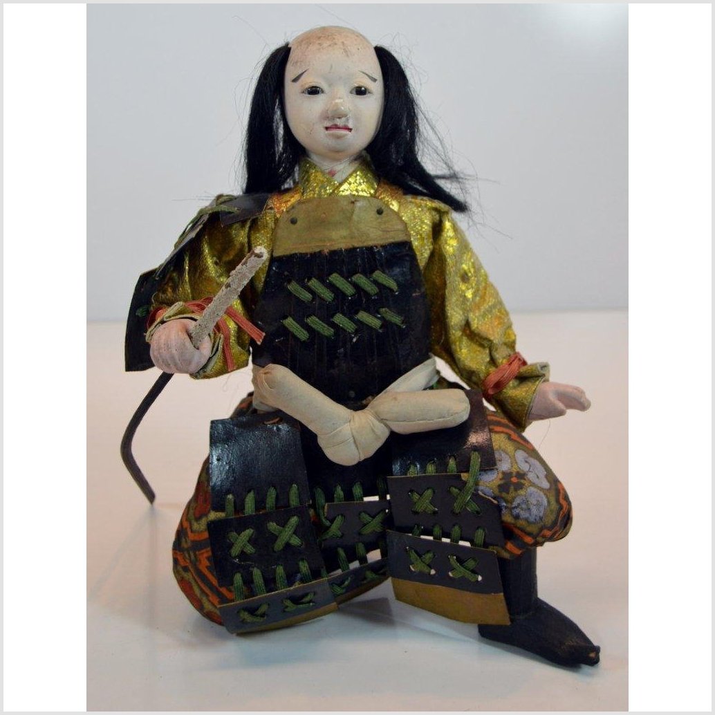 Taisho Samurai Doll-1. Asian & Chinese Furniture, Art, Antiques, Vintage Home Décor for sale at FEA Home