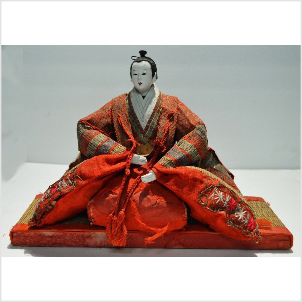 Taisho Samurai Doll-1. Asian & Chinese Furniture, Art, Antiques, Vintage Home Décor for sale at FEA Home