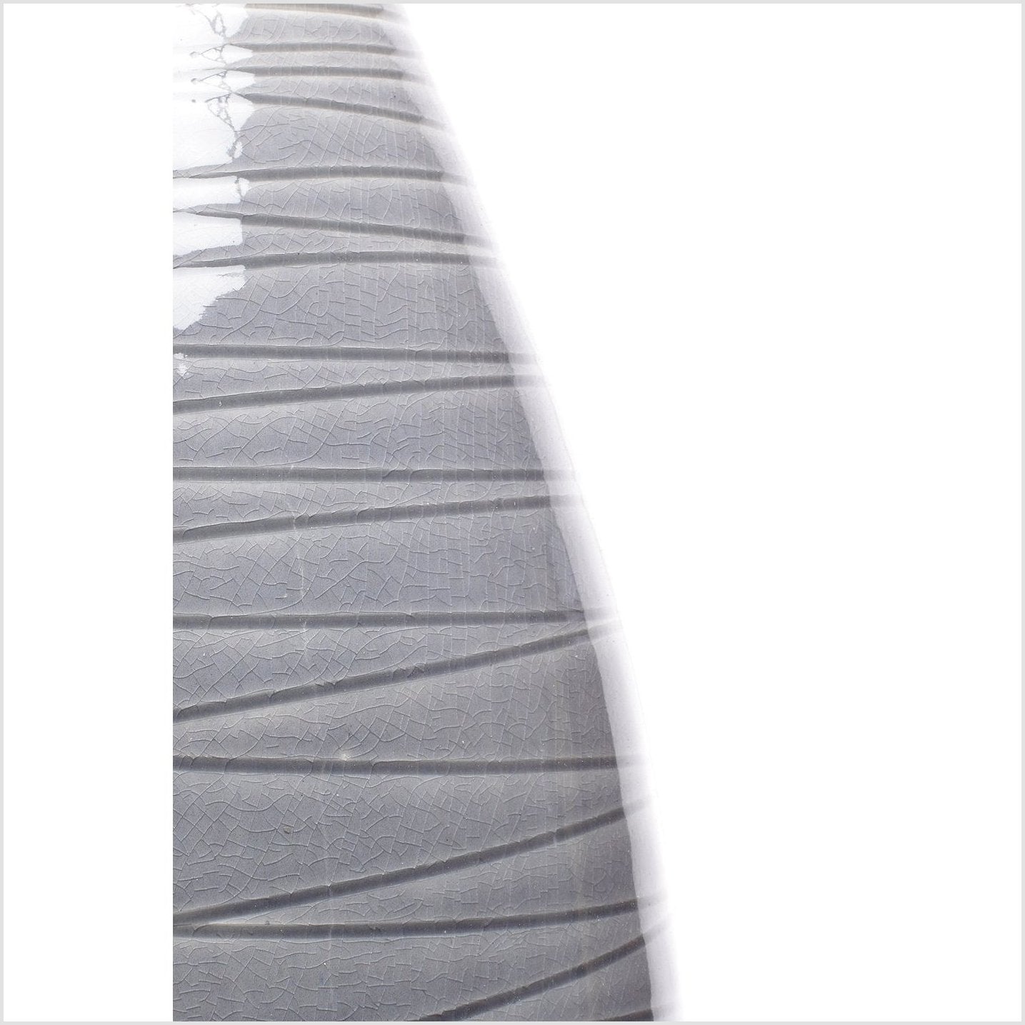 Tall Gray Vase-2. Asian & Chinese Furniture, Art, Antiques, Vintage Home Décor for sale at FEA Home