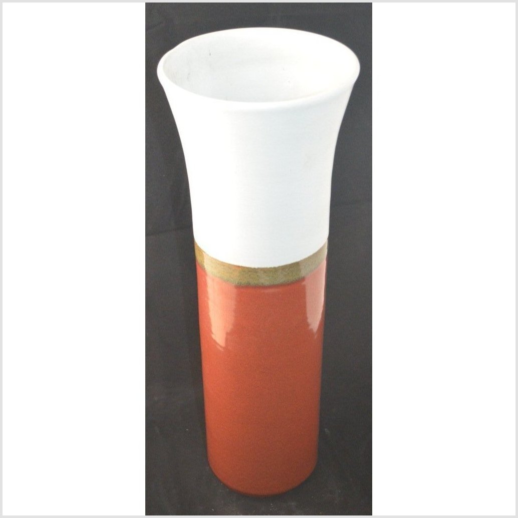 Thai Artisan Ceramic Vase-2. Asian & Chinese Furniture, Art, Antiques, Vintage Home Décor for sale at FEA Home