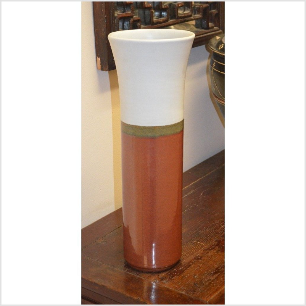 Thai Artisan Ceramic Vase-1. Asian & Chinese Furniture, Art, Antiques, Vintage Home Décor for sale at FEA Home