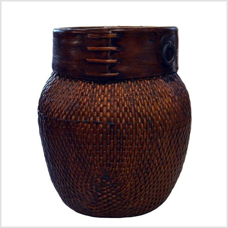 Thai Grain Basket-1. Asian & Chinese Furniture, Art, Antiques, Vintage Home Décor for sale at FEA Home
