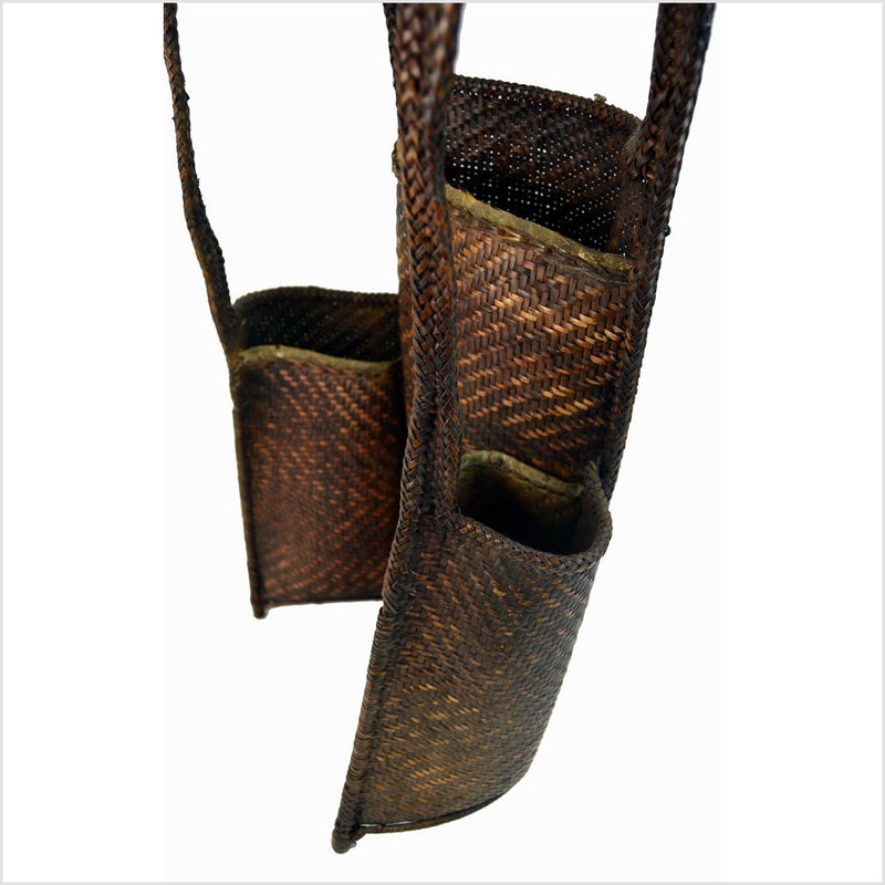 Thai Woven Rattan Basket-YNE170-4. Asian & Chinese Furniture, Art, Antiques, Vintage Home Décor for sale at FEA Home