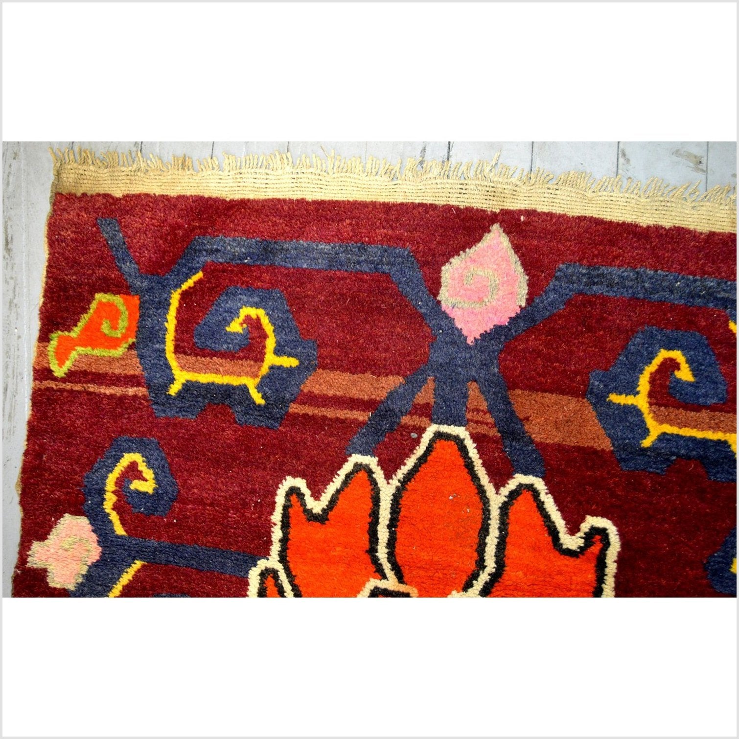 Tibetan Area Rug-2. Asian & Chinese Furniture, Art, Antiques, Vintage Home Décor for sale at FEA Home