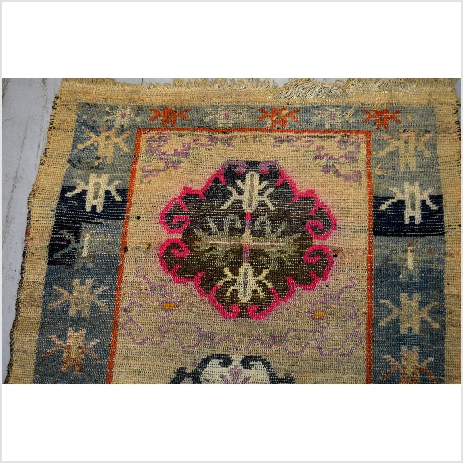 Tibetan Praying Rug-2. Asian & Chinese Furniture, Art, Antiques, Vintage Home Décor for sale at FEA Home