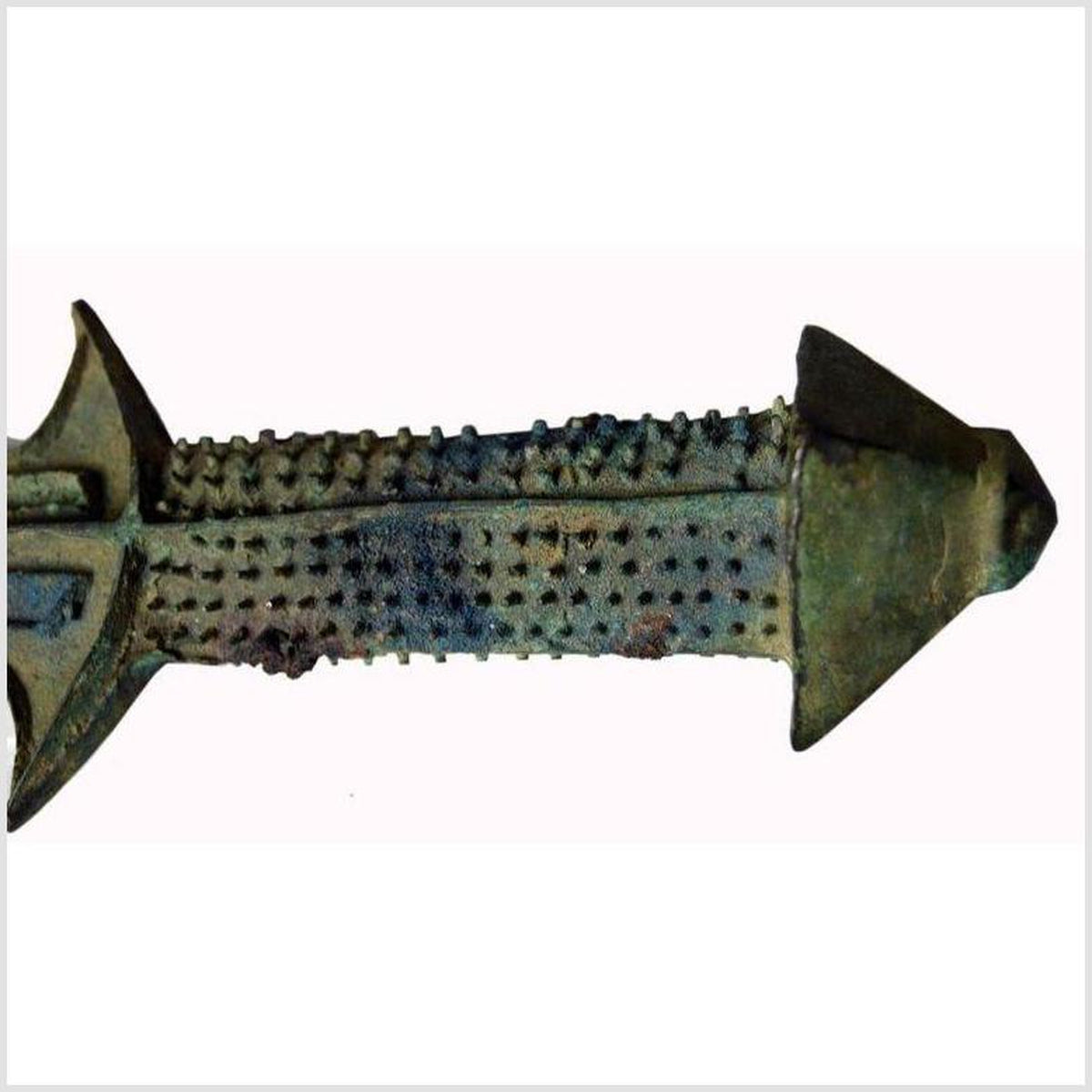Unusual Antique Bronze Sword Grip-2. Asian & Chinese Furniture, Art, Antiques, Vintage Home Décor for sale at FEA Home