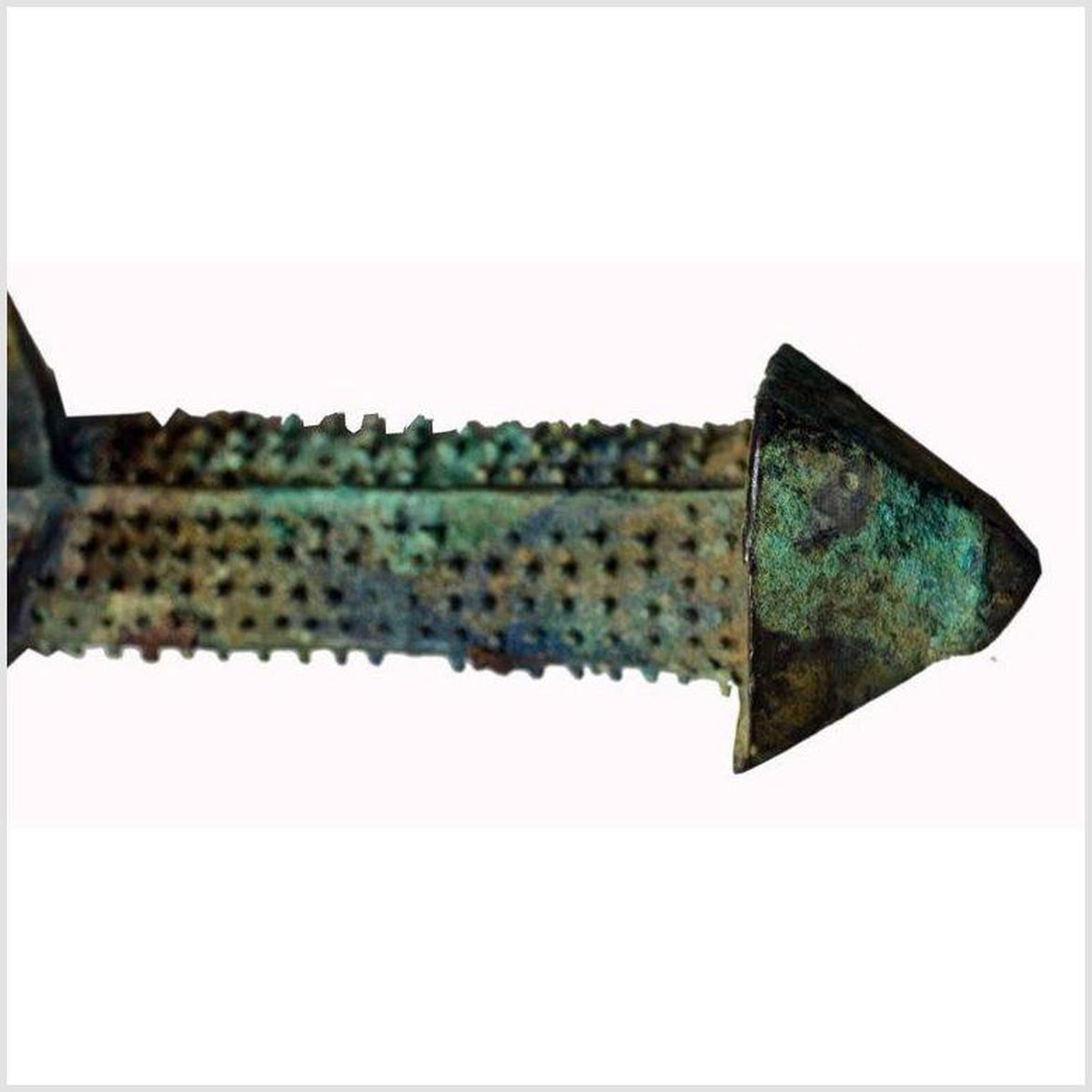 Unusual Antique Bronze Sword Grip-6. Asian &amp; Chinese Furniture, Art, Antiques, Vintage Home Décor for sale at FEA Home