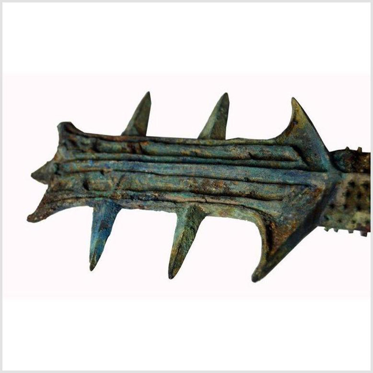 Unusual Antique Bronze Sword Grip-7. Asian &amp; Chinese Furniture, Art, Antiques, Vintage Home Décor for sale at FEA Home