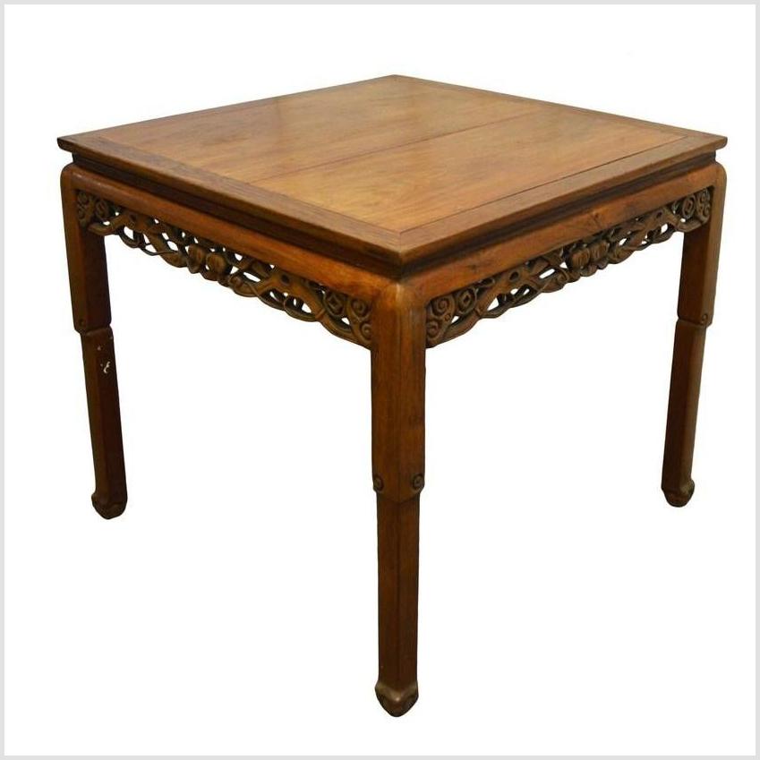 Unusual Antique Carved Table-7. Asian &amp; Chinese Furniture, Art, Antiques, Vintage Home Décor for sale at FEA Home
