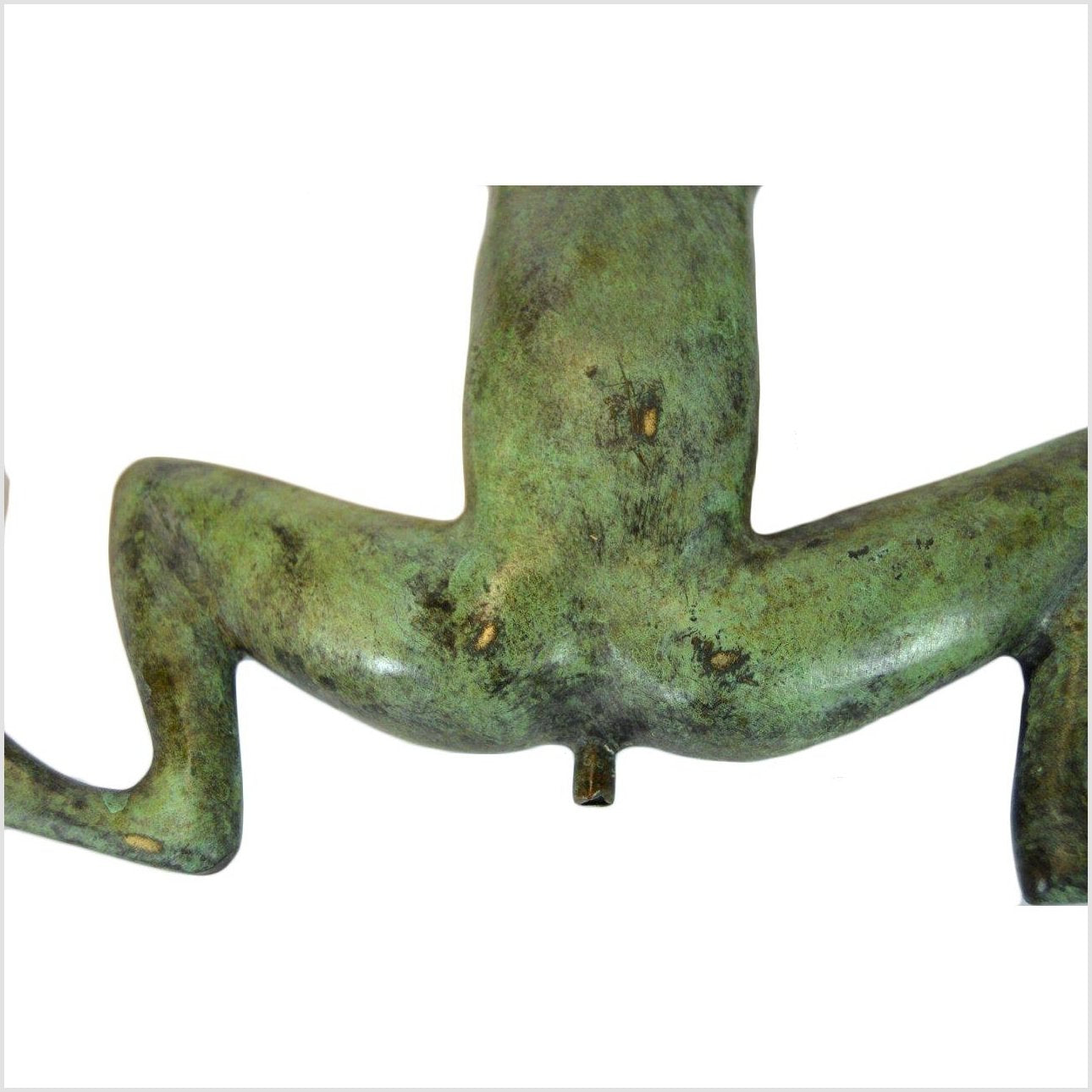 Verde Gris Bronze Pond Frog-11. Asian &amp; Chinese Furniture, Art, Antiques, Vintage Home Décor for sale at FEA Home