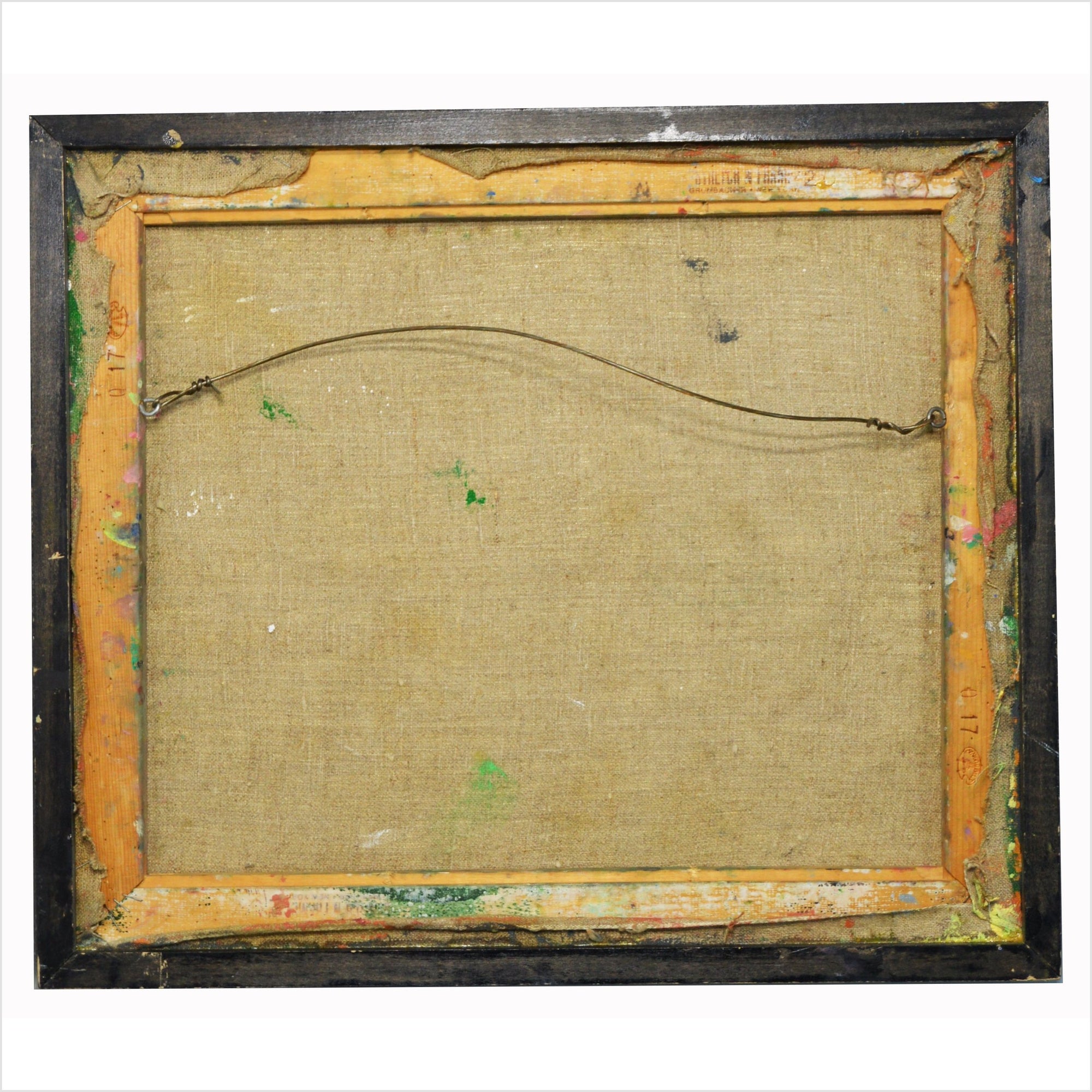 Vintage Abstract Oil Painting-2. Asian & Chinese Furniture, Art, Antiques, Vintage Home Décor for sale at FEA Home