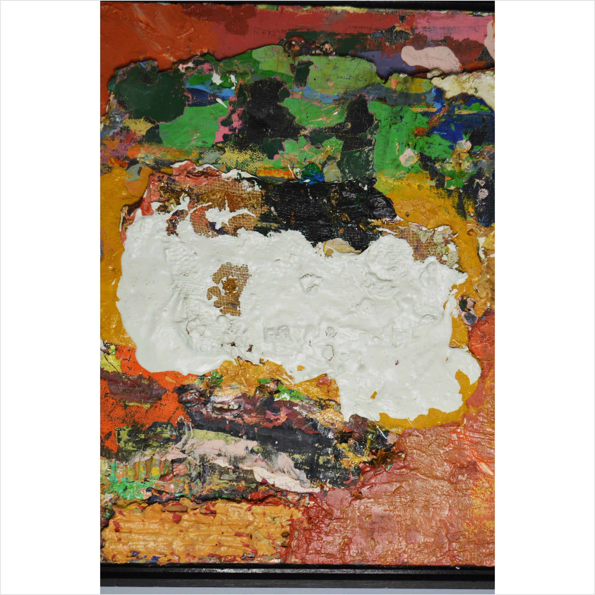 Vintage Abstract Oil Painting-6. Asian &amp; Chinese Furniture, Art, Antiques, Vintage Home Décor for sale at FEA Home