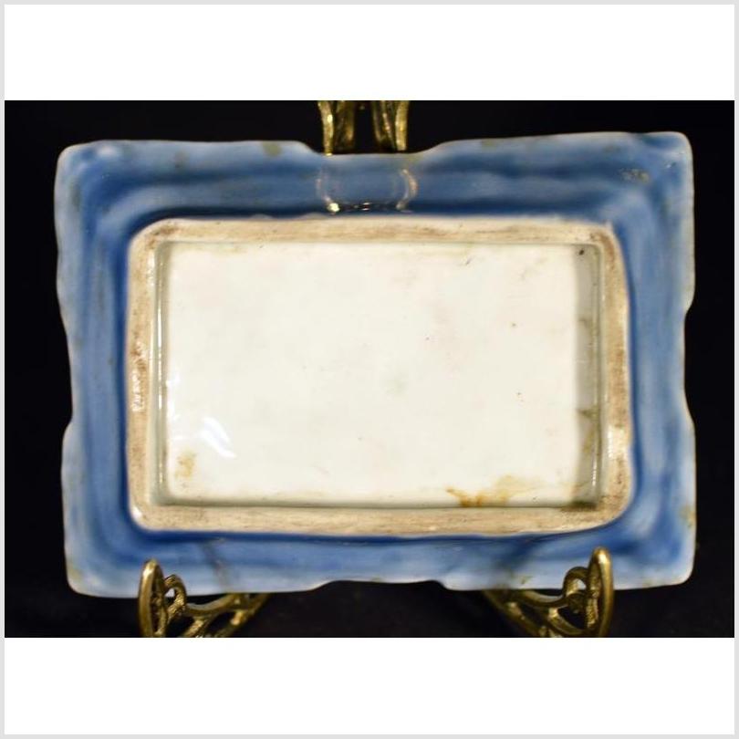 Vintage Asian Hand Painted Porcelain Dish-4. Asian &amp; Chinese Furniture, Art, Antiques, Vintage Home Décor for sale at FEA Home