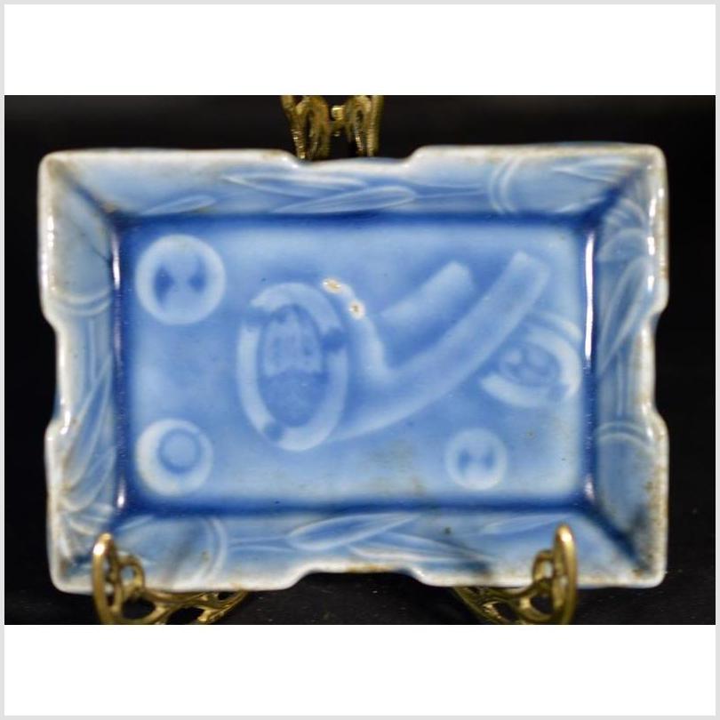 Vintage Asian Hand Painted Porcelain Dish-1. Asian & Chinese Furniture, Art, Antiques, Vintage Home Décor for sale at FEA Home
