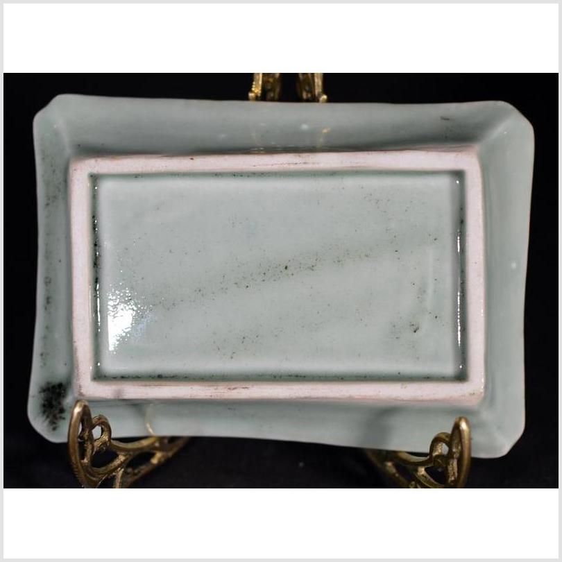 Vintage Asian Hand Painted Porcelain Dish-5. Asian &amp; Chinese Furniture, Art, Antiques, Vintage Home Décor for sale at FEA Home