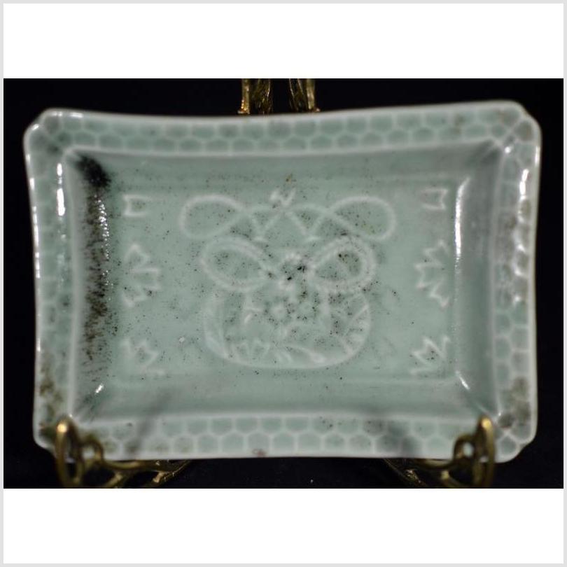 Vintage Asian Hand Painted Porcelain Dish-1. Asian & Chinese Furniture, Art, Antiques, Vintage Home Décor for sale at FEA Home