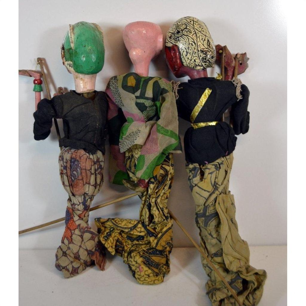 Vintage Balinese Puppets-8. Asian &amp; Chinese Furniture, Art, Antiques, Vintage Home Décor for sale at FEA Home