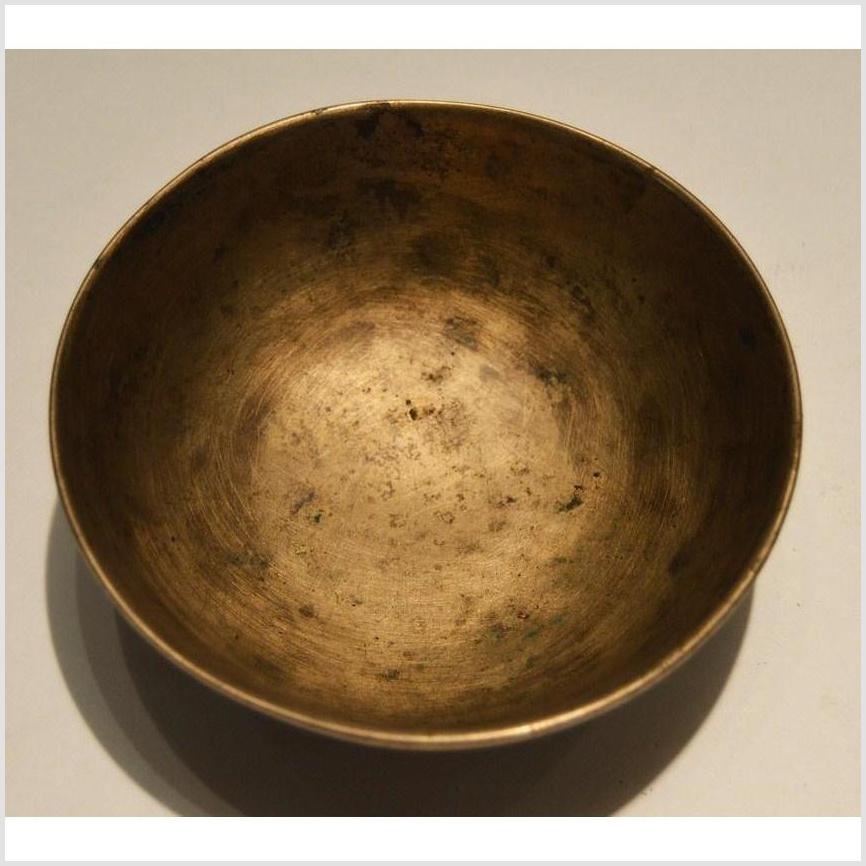 Vintage Brass Offering Bowl-3. Asian &amp; Chinese Furniture, Art, Antiques, Vintage Home Décor for sale at FEA Home