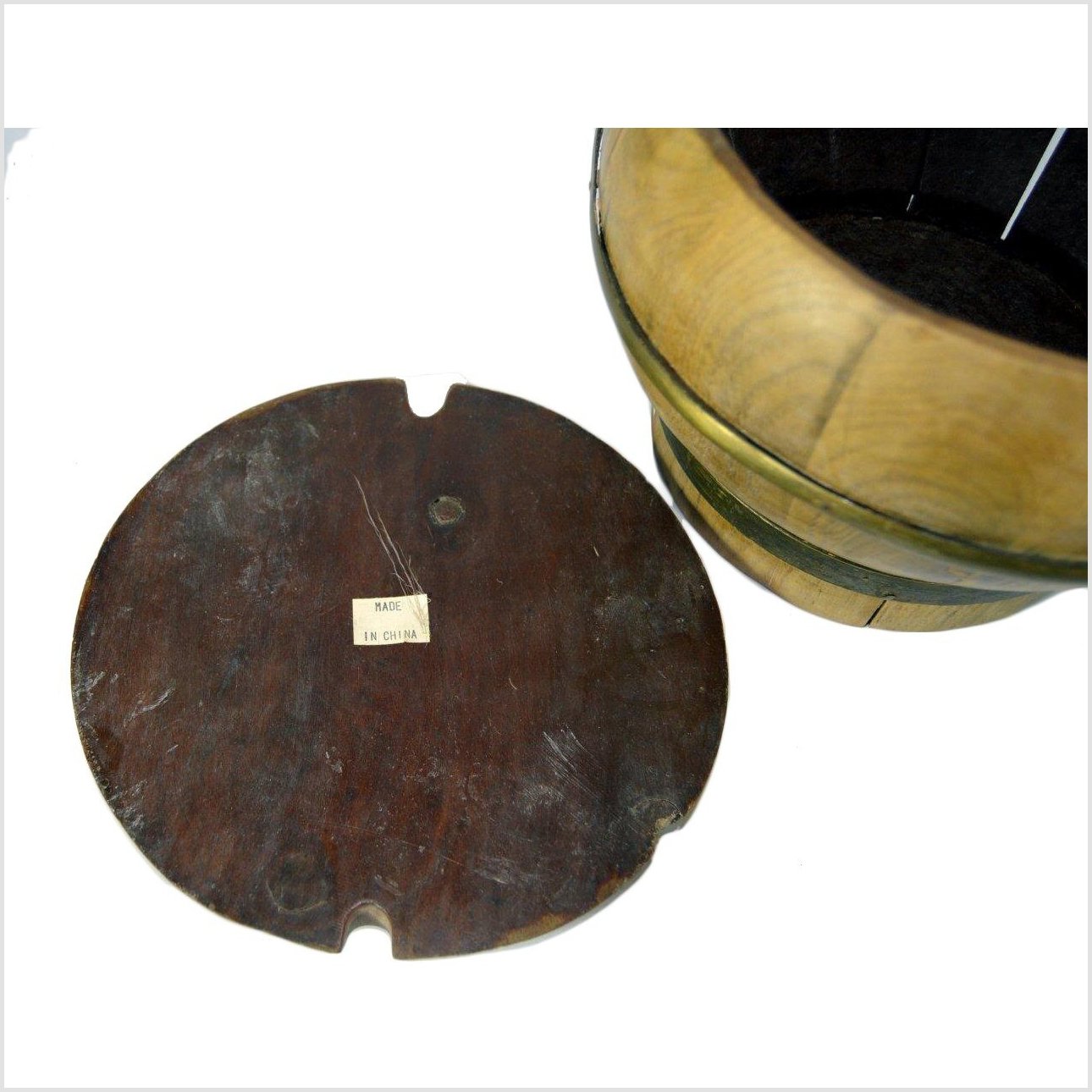 Vintage Chinese Bamboo Basket-8. Asian &amp; Chinese Furniture, Art, Antiques, Vintage Home Décor for sale at FEA Home