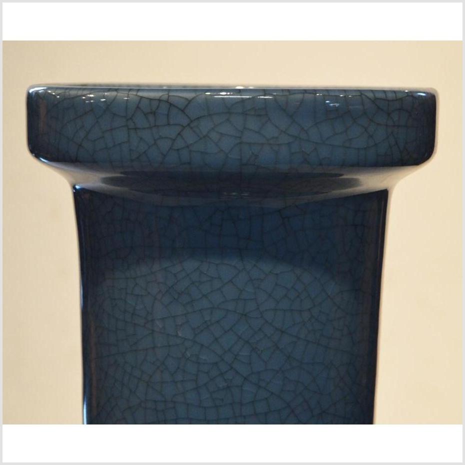 Vintage Chinese Blue Crackle Celadon Vase-2. Asian & Chinese Furniture, Art, Antiques, Vintage Home Décor for sale at FEA Home